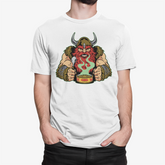 Redhead Viking Warrior Eating Unisex T-Shirt